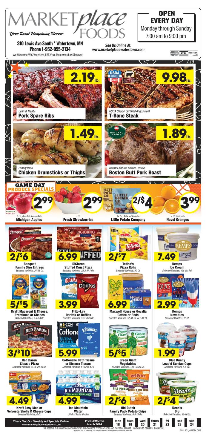 Marketplace Foods | Ad Specials